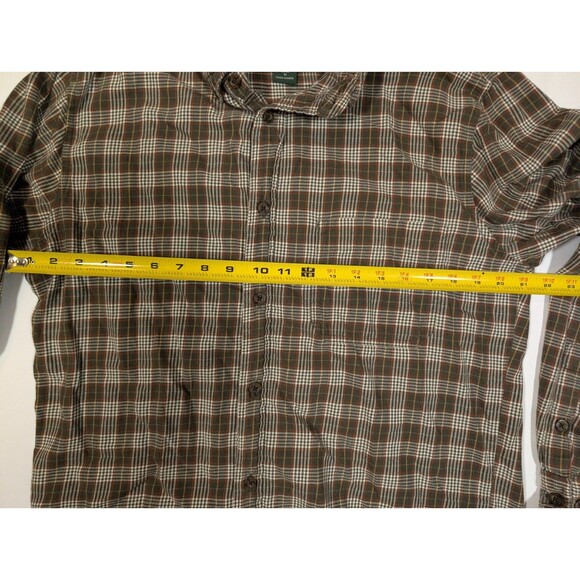 Woolrich Button Up Long Sleeve Shirt Mens Medium Multicolor Plaid Pocket Cotton - Picture 7 of 8